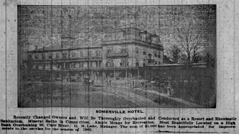 Somerville Hotel - 1902 Article (newer photo)